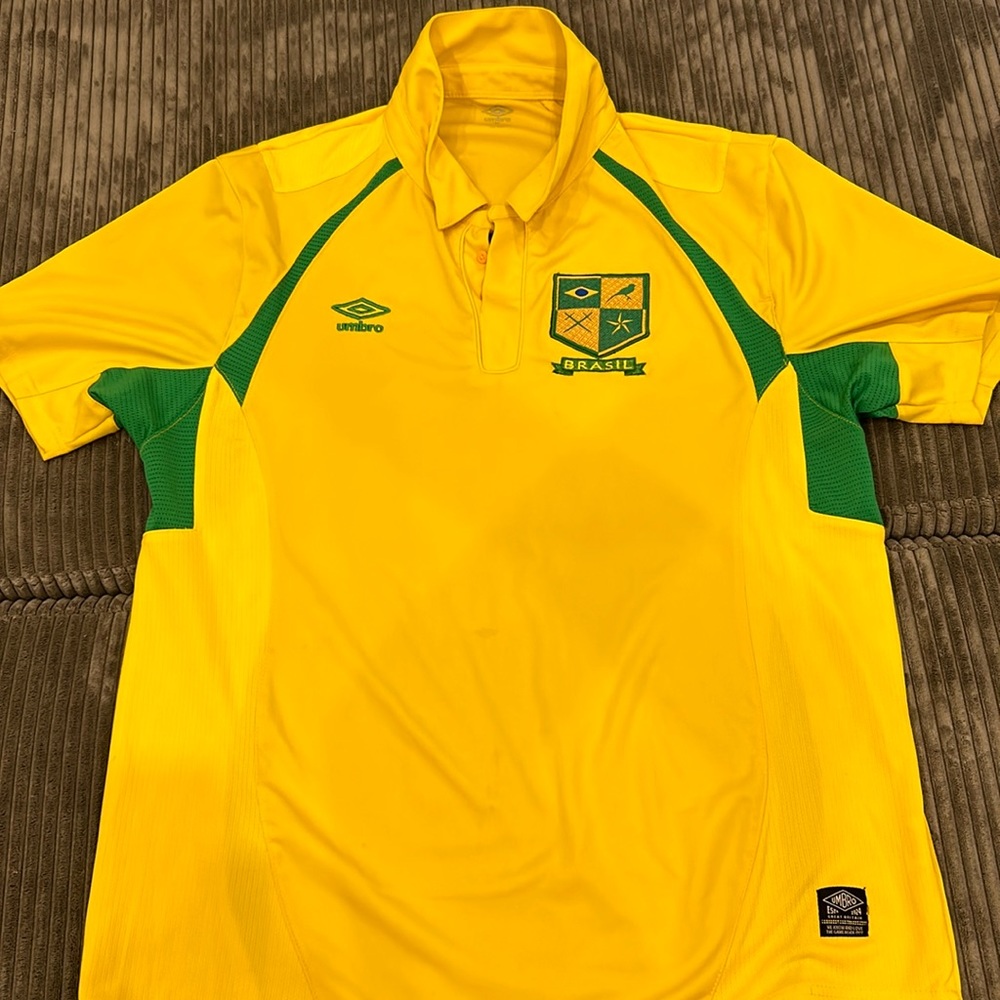 Brazil umbro polo jersey vintage